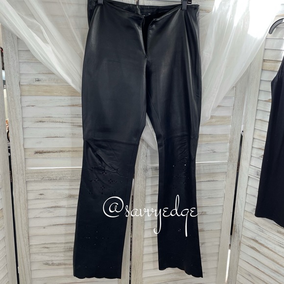 Vintage Guess Collection Leather Pants - Picture 2 of 10